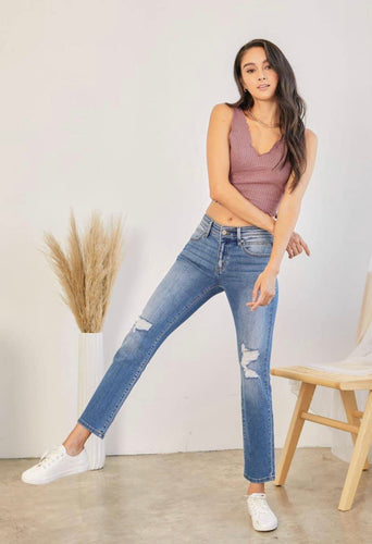 Kade Mid-Rise Kancan Jeans